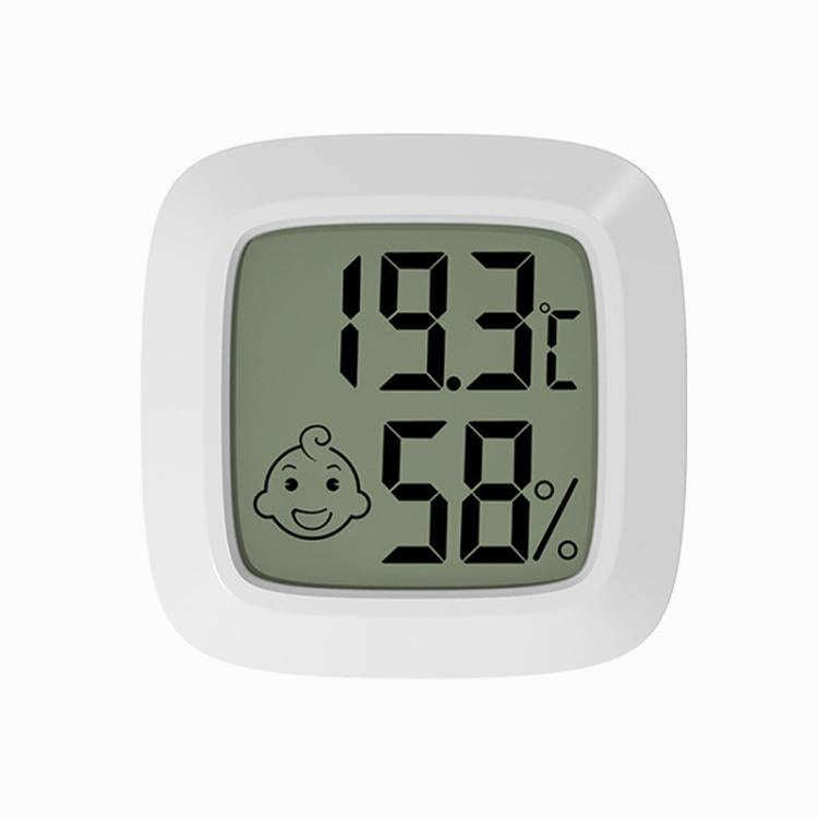 Temperature And Humidity Measuring Baby Room Temperature Meter(White)
