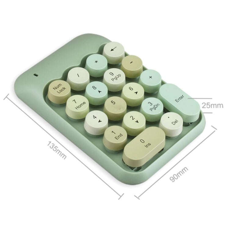 MOFii X910 2.4G 18 Keys 1600 DPI Wireless Numeric  Keypad(Pink)