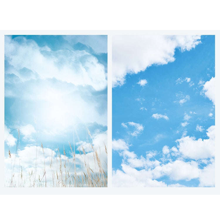 3D Stereo Double-Sided Photography Background Paper(Sky Clouds)