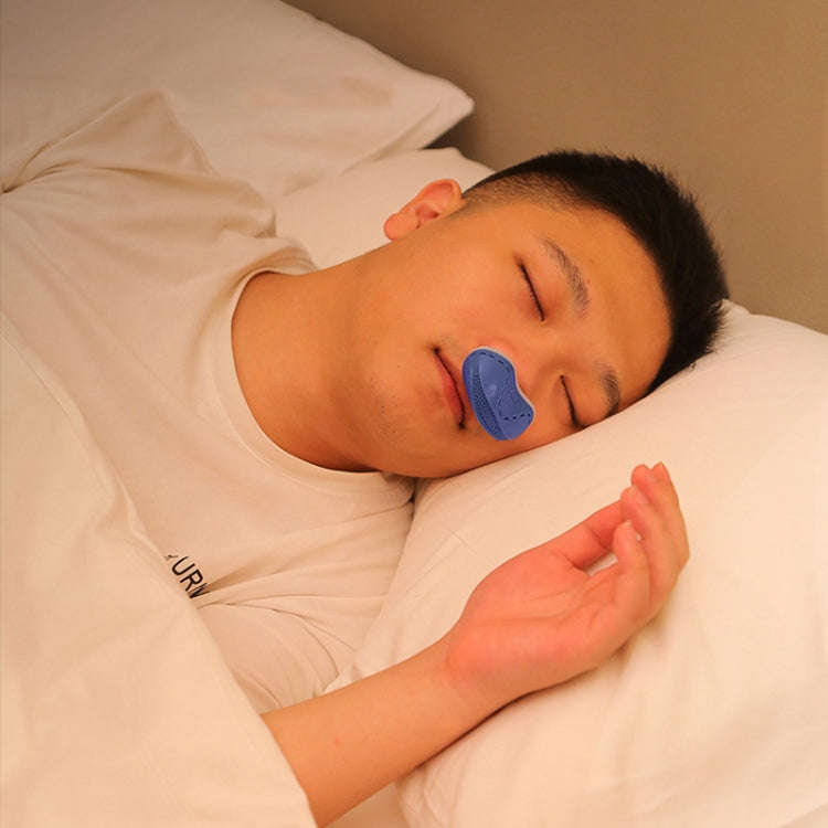 QC-002 Portable Chargeable Electric Anti-Snoring Device(Icon White)