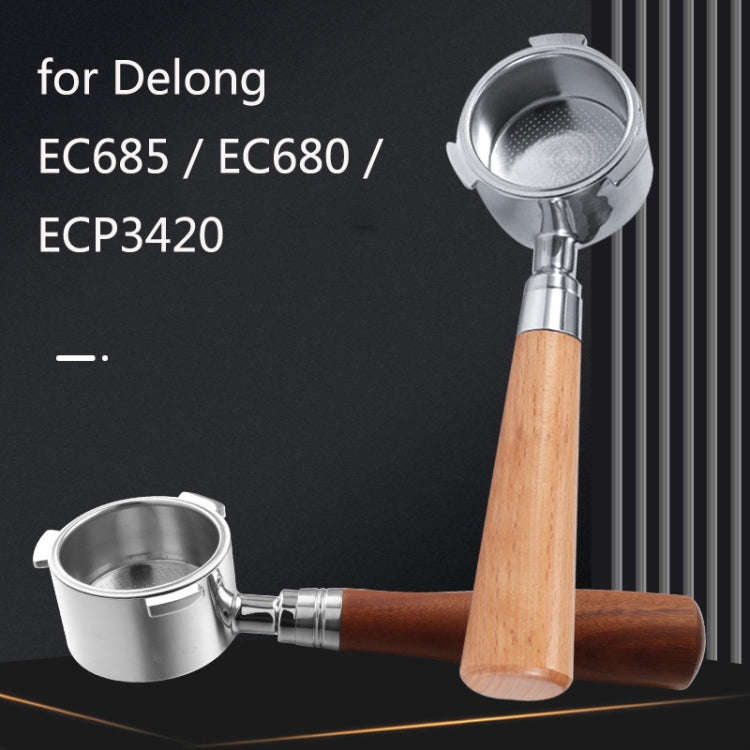 Zinc Alloy Coffee Machine Bottomless Handle For DeLonghi, Style: Plastic