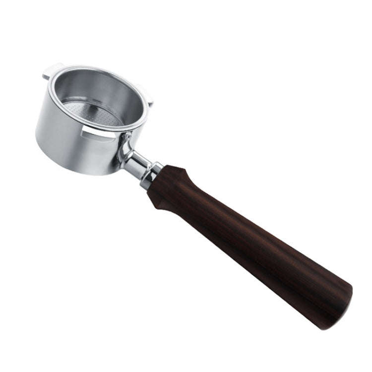Zinc Alloy Coffee Machine Bottomless Handle For DeLonghi, Style: Black Rosewood Straight
