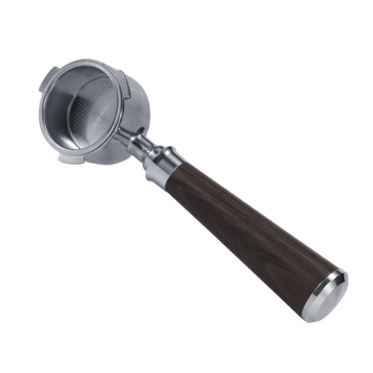 Zinc Alloy Coffee Machine Bottomless Handle For DeLonghi, Style: Black Rosewood Convex Button