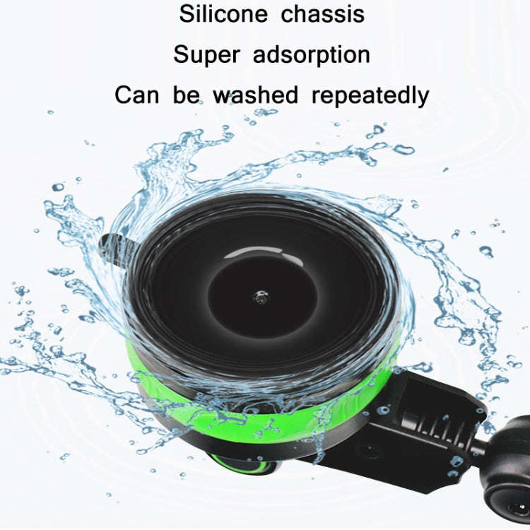 Car Diamond Suction Cup Mobile Phone Holder(Green)