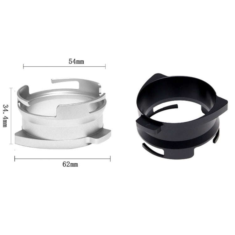 GOP8954 Alloy Coffee Powder Receiving Ring For Bofu 8 Series(Silver)