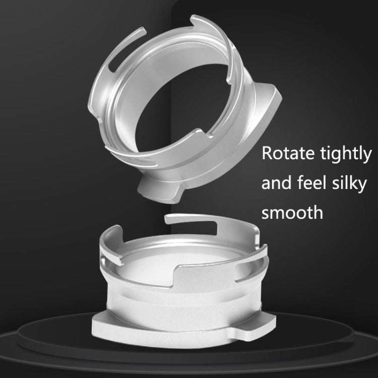 GOP8954 Alloy Coffee Powder Receiving Ring For Bofu 8 Series(Silver)