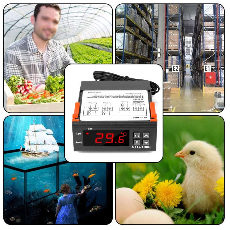 STC-1000 Aquarium Incubation Seafood Machine Electronics Number Microcomputer Temperature Control...