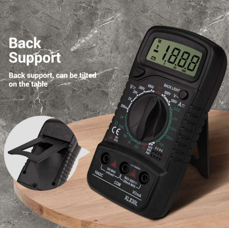 ANENG XL830L Multi-Function Digital Display High-Precision Digital Multimeter, Specification: Bub...