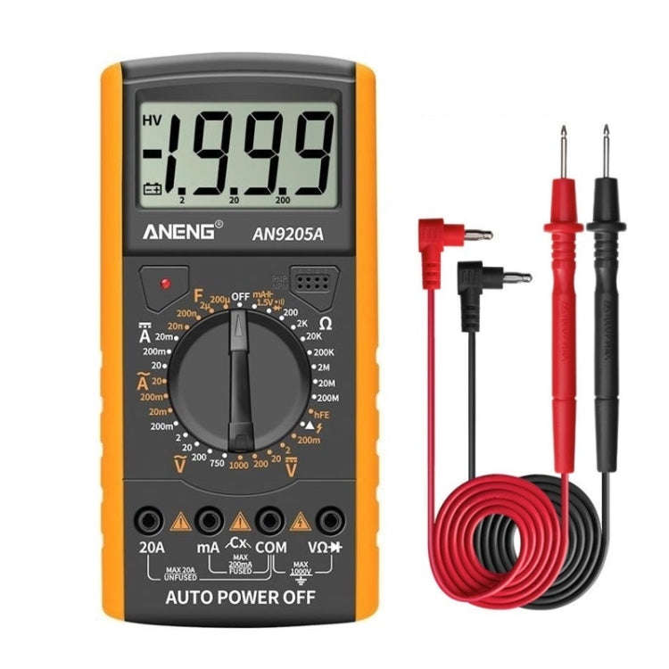 ANENG Automatic High-Precision Intelligent Digital Multimeter, Specification: AN9205A(Orange)
