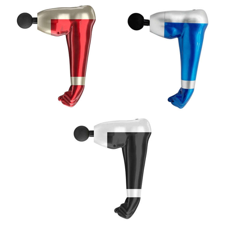 USB Arm Shape Muscle Relaxation Fascia Gun(Red)