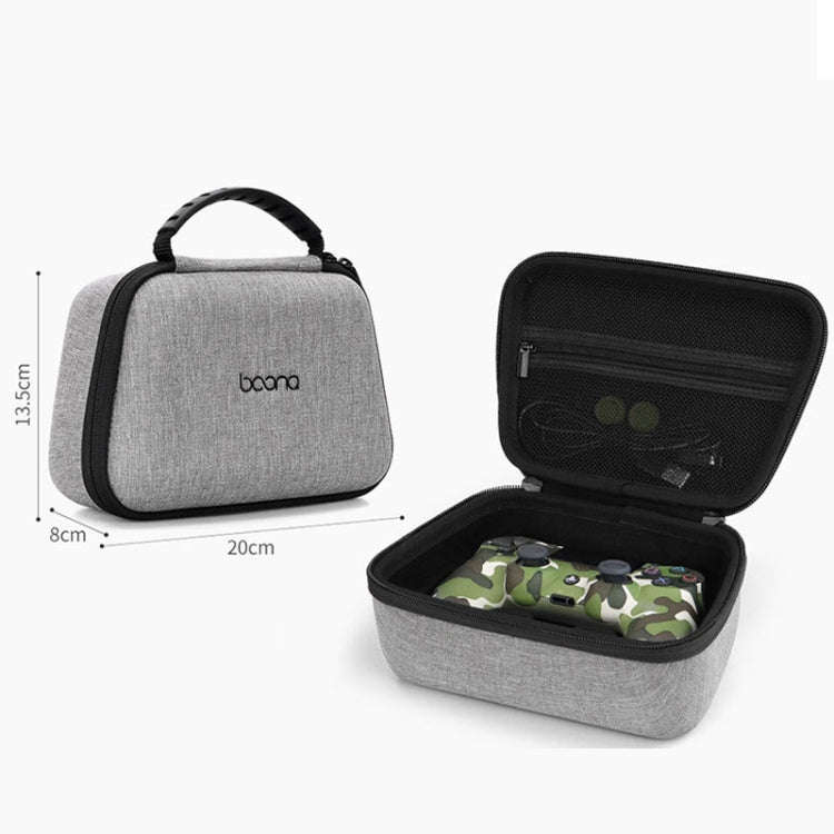 Baona EVA Hard Shell Gamepad Storage Bag For PS5 / PS4 / Xbox / Switch Pro, Style: Single-layer B...