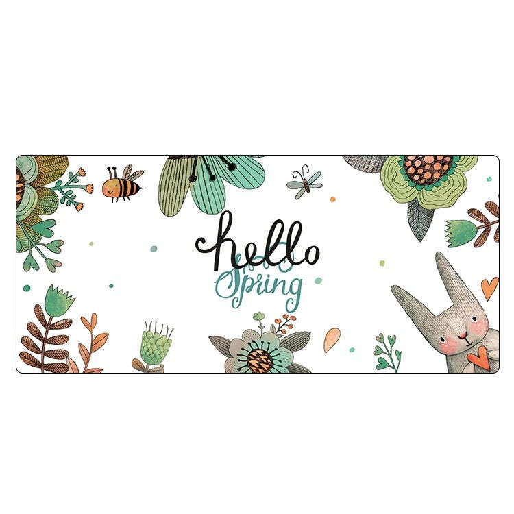 Cute Cartoon Non-Slip Desk Mat, Size: 400 x 900 x 1.5mm Not Overlocked(003)