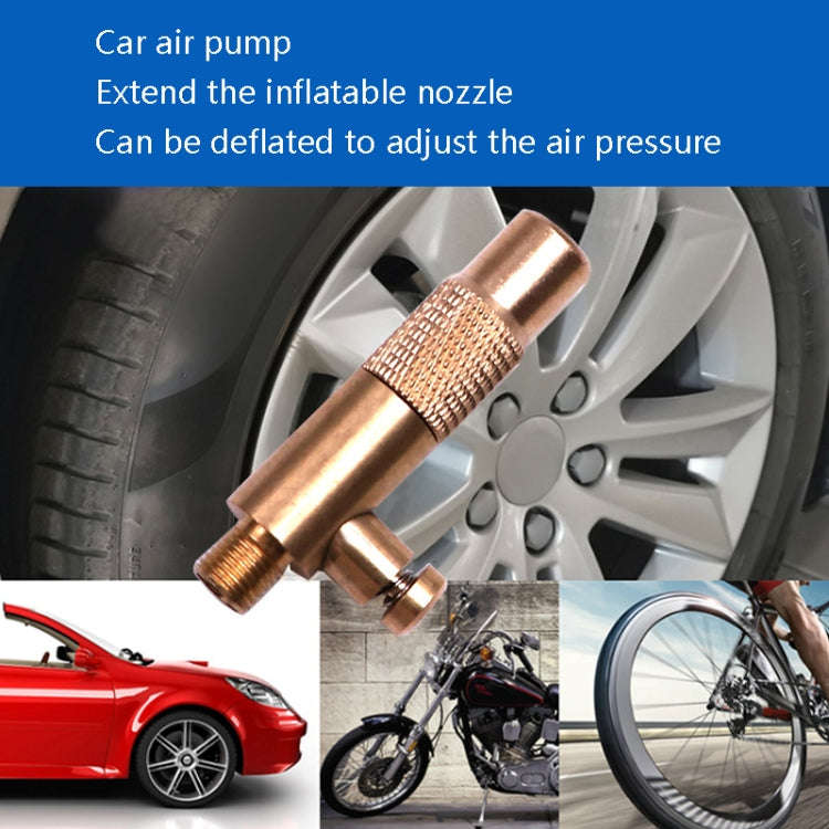 Car Inflatable Pump Extension Tube Quick Connector(Thread Twisted Joint)