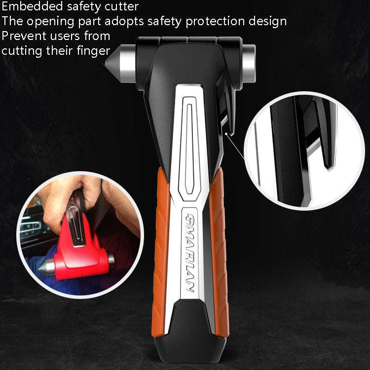 CS-B07 Car Multi-Function Emergency Hammer Fire Escape Hammer(Black)