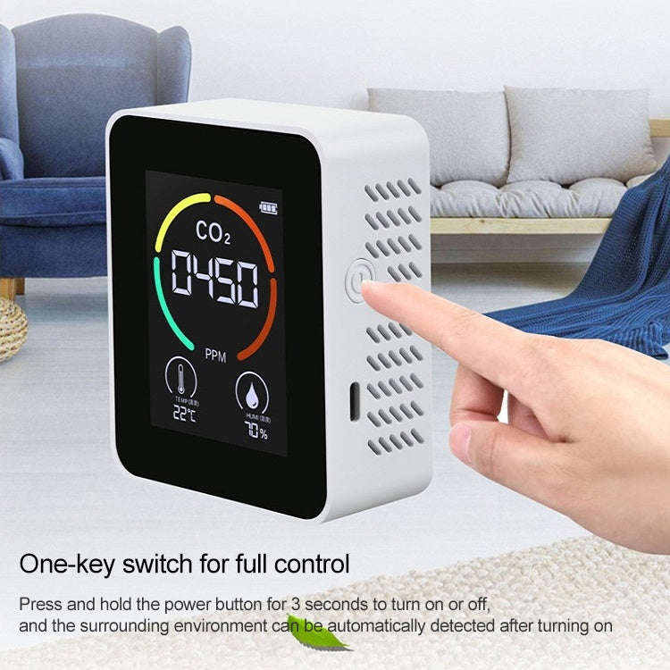 XY-T01 Temperature Humidity Display CO2 Meter Carbon Dioxide Air Quality Detector(Semiconductor B...