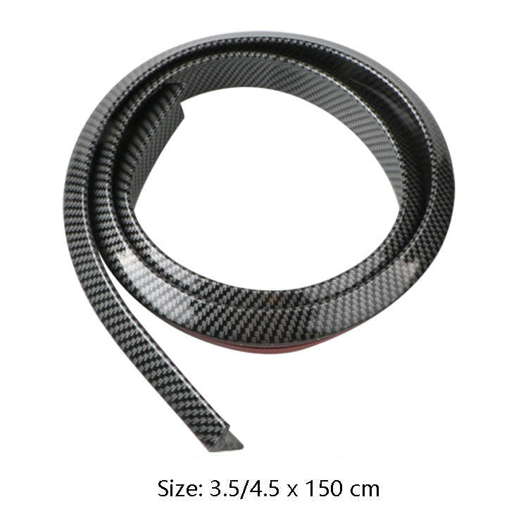 Car Universal Tail Paste Top Wing, Specification: 3.5cm Matte Black