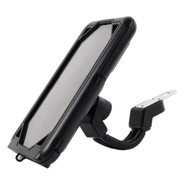 Motorcycle Bicycle Waterproof Mobile Phone Holder, Style: Rearview Mirror (7 inch)