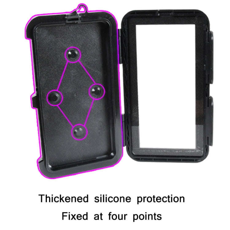 Motorcycle Bicycle Waterproof Mobile Phone Holder, Style: Rearview Mirror (7 inch)