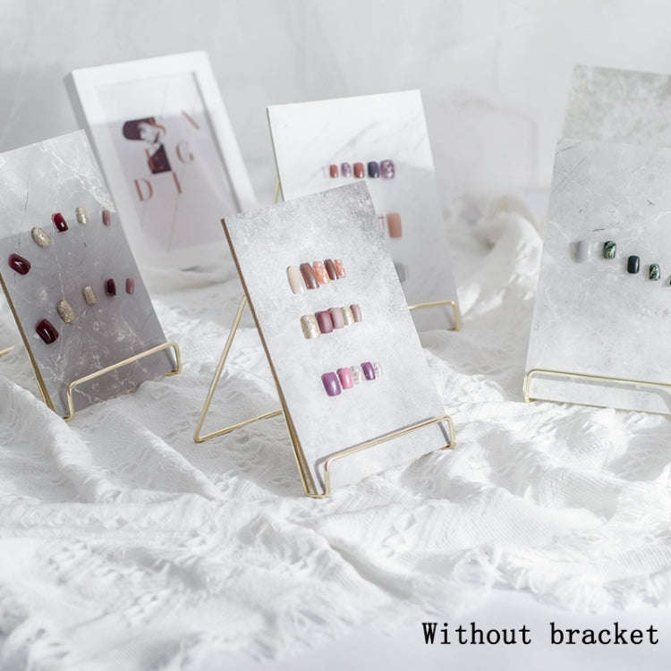 2 PCS Nail Art Photo Background Rock Pattern Display Board(E Style)