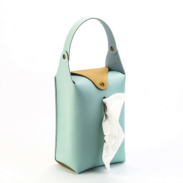 004 Suspended Car Hand Paper Towel Bag(Light Blue)
