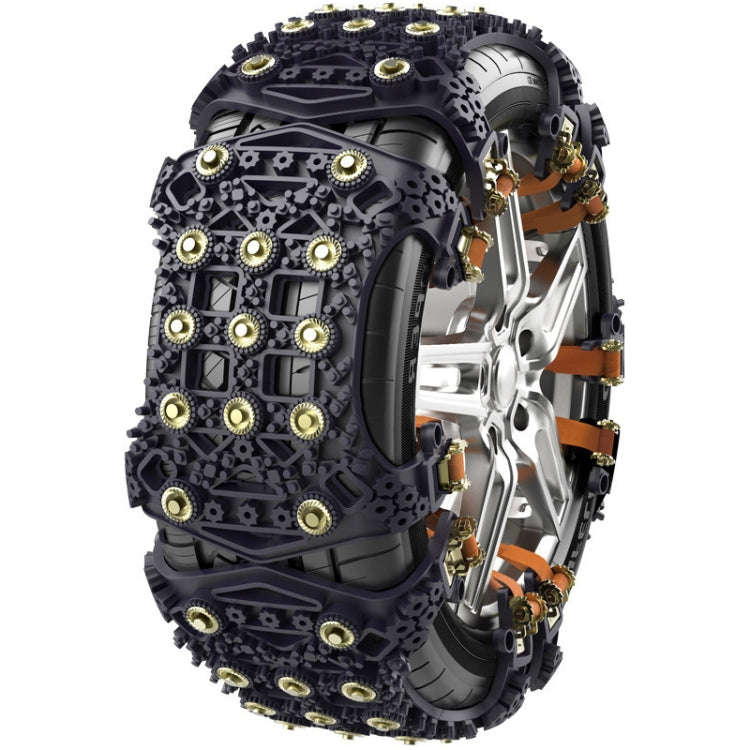 For 175~265cm Snow Emergency Snow Chains For Car SUV General Tires(Black 8764B)