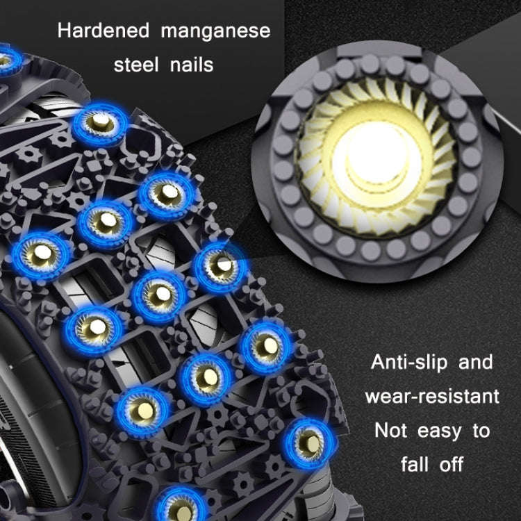 For 175~265cm Snow Emergency Snow Chains For Car SUV General Tires(Yellow 8764A)
