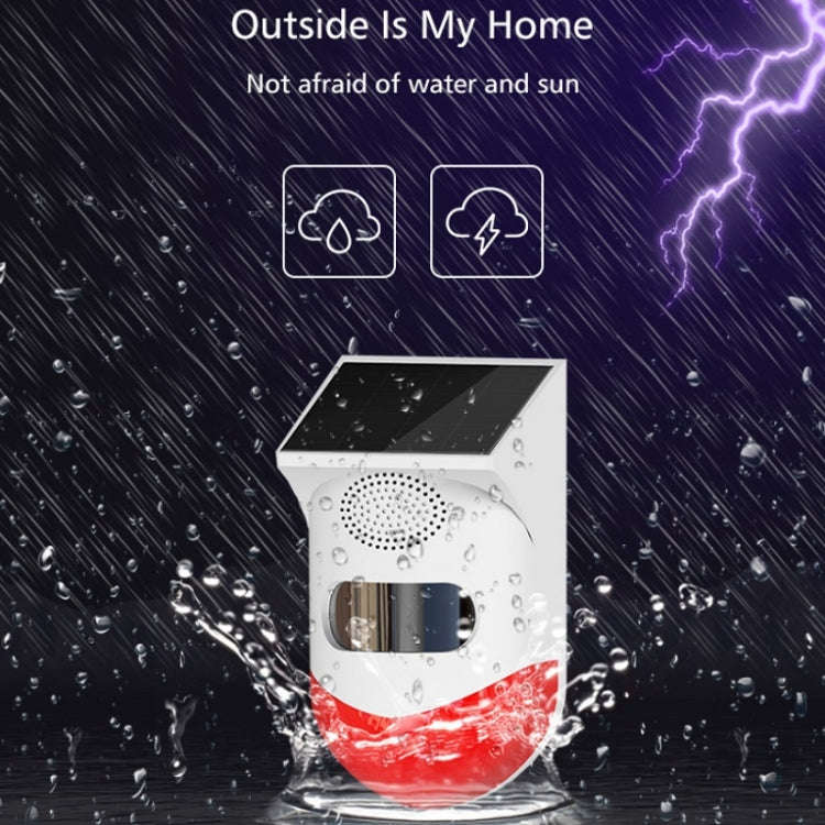 Outdoor IP67 Waterproof Solar Infrared Alarm, Spec: Wireless
