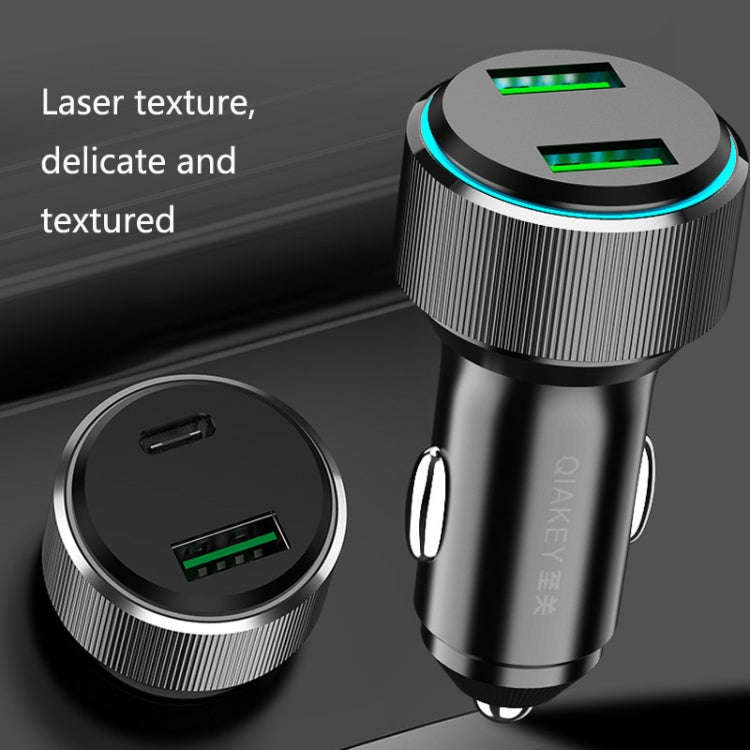 QIAKEY TM328L Dual Port Fast Charge Car Charger