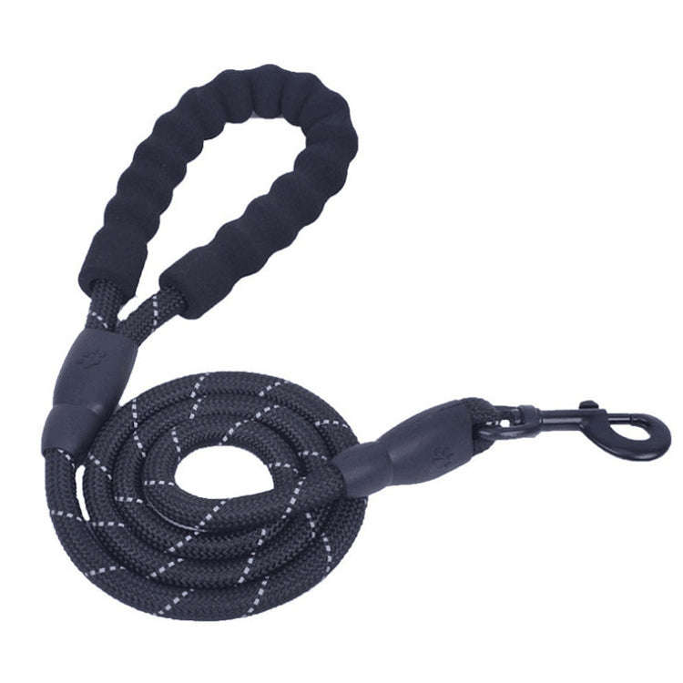Pet Supplies Reflective Dog Pull Rope, Size: Length 150cm Thick 1.2cm(Black)