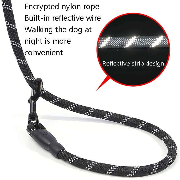 Pet Supplies Reflective Dog Pull Rope, Size: Length 150cm Thick 1.2cm(Sky Blue)