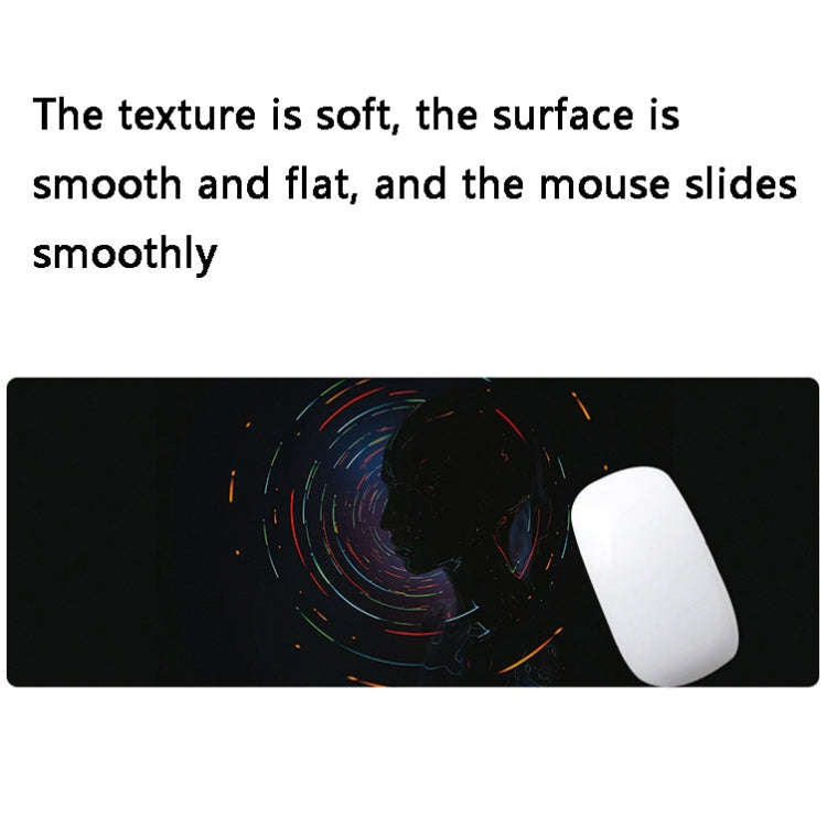 Hand-Painted Fantasy Pattern Mouse Pad, Size: 300 x 800 x 4mm Seaming(4 Tree Scenery)