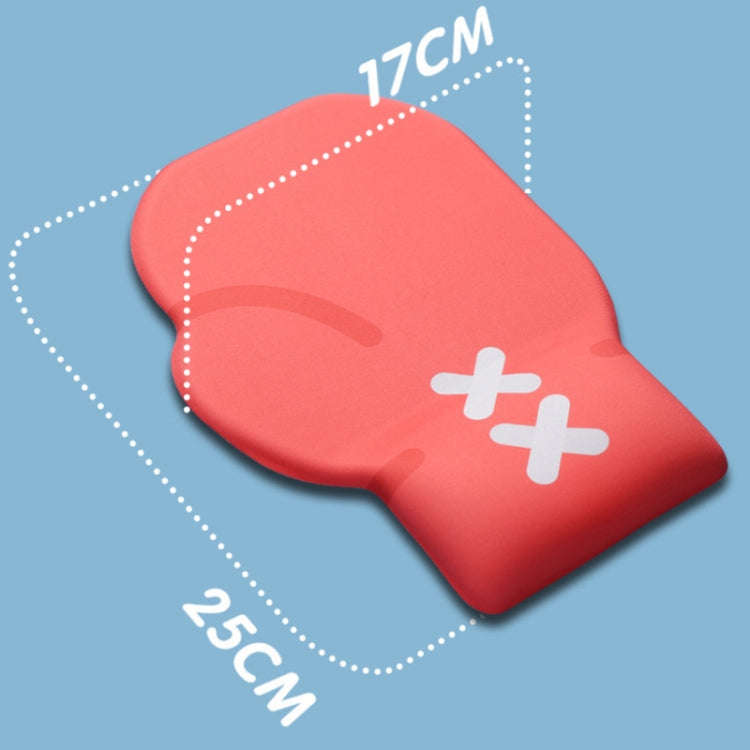 Boxing Gloves Office Silicone Keyboard Mouse Pad(Mouse Pad)