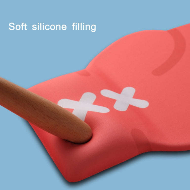 Boxing Gloves Office Silicone Keyboard Mouse Pad(Mouse Pad)
