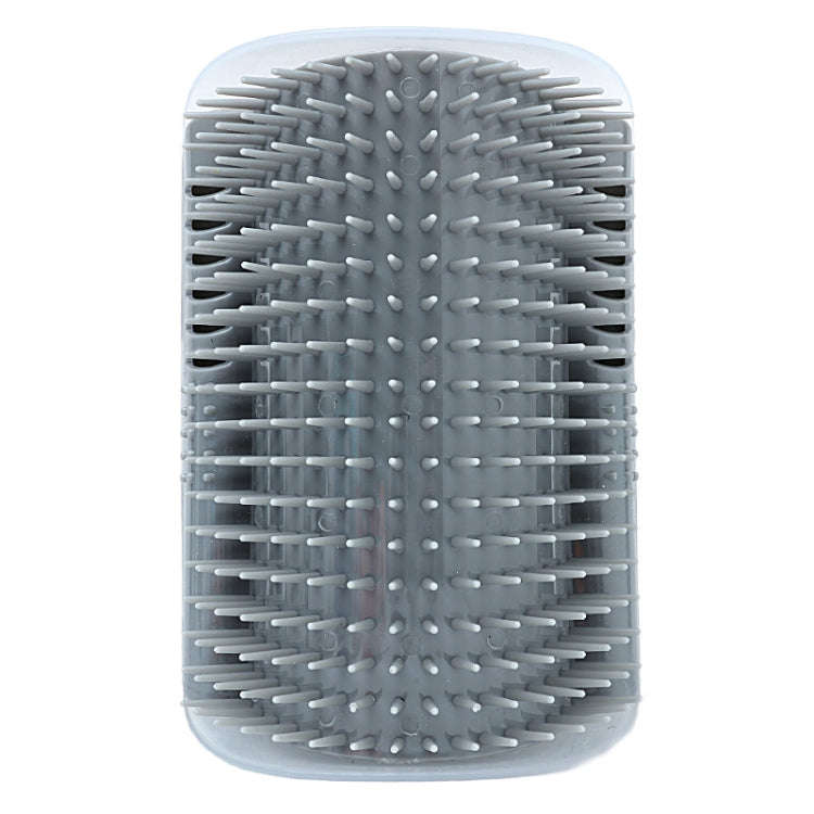 Pet Cat Corner Rub Hair Massage Brush(Grey)