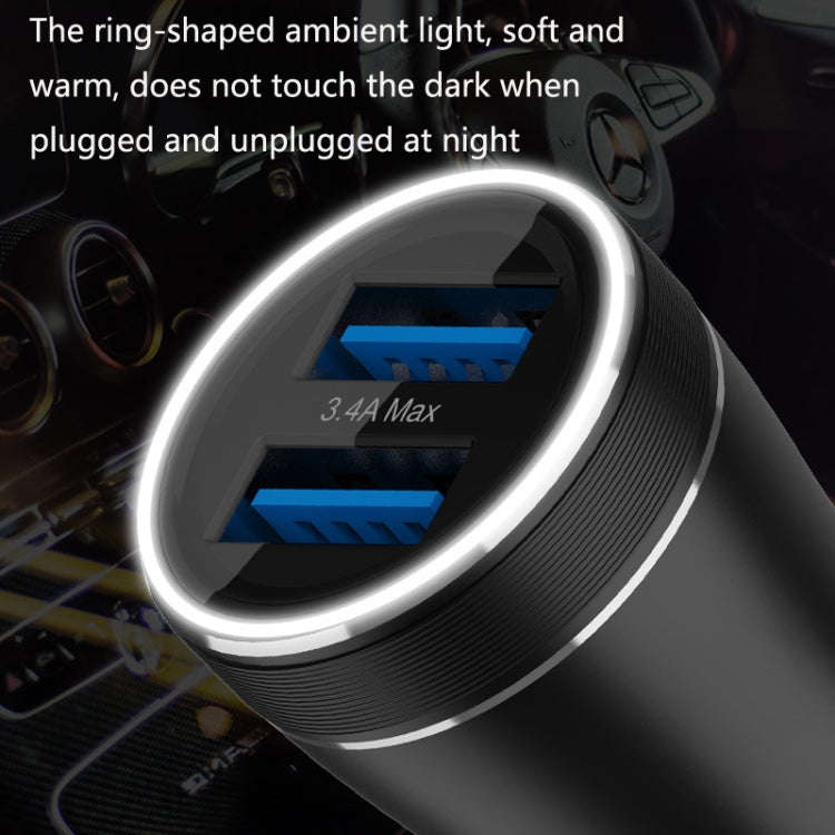 QIAKEY BK919 Dual Ports Fast Charge Car Charger