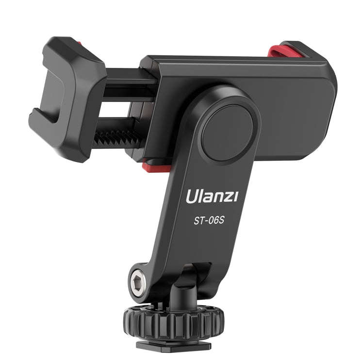 Ulanzi ST-06S Multi-Functional Phone Holder Clamp With Dual Cold Shoe Mounts