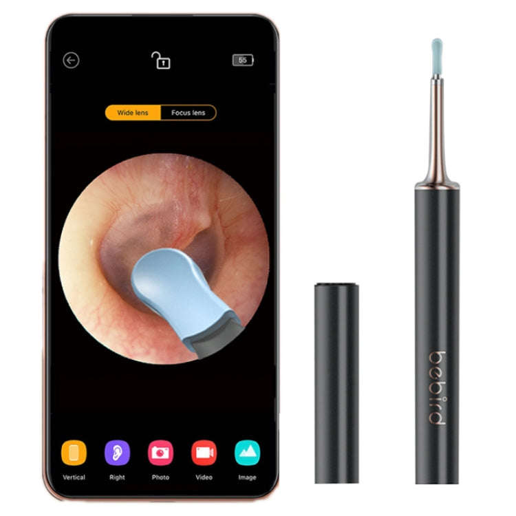 Bebird T15 Smart Visible Luminous Ear Pick Set(Star Black)