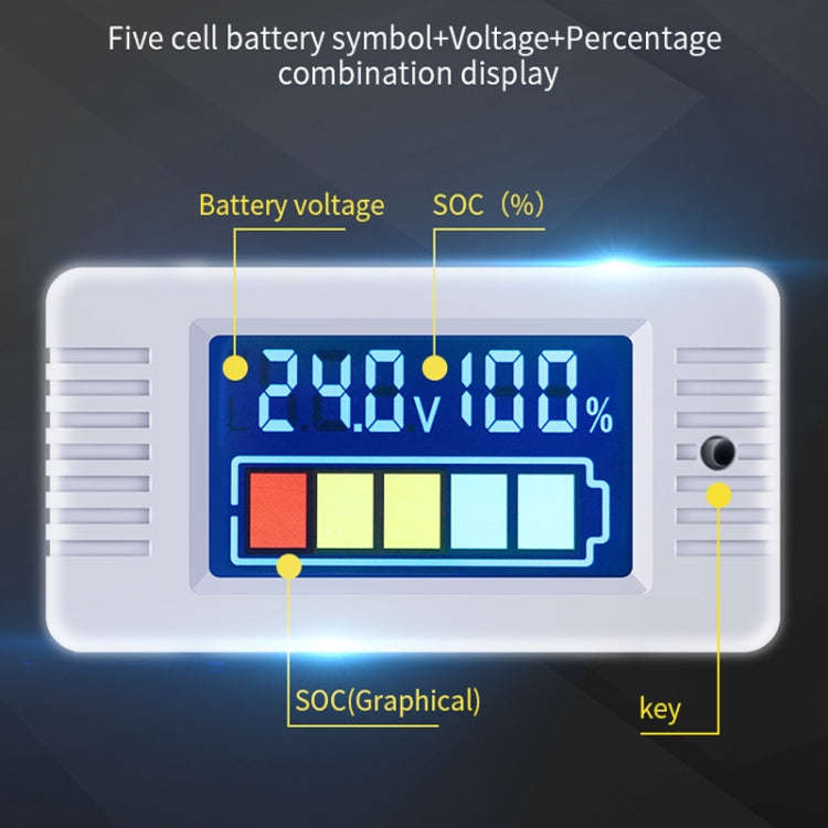 PEACEFAIR  0~100V Digital Battery Power Tester