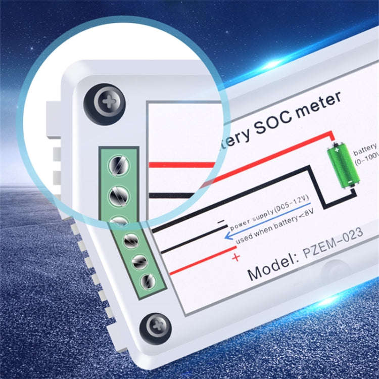 PEACEFAIR  0~100V Digital Battery Power Tester