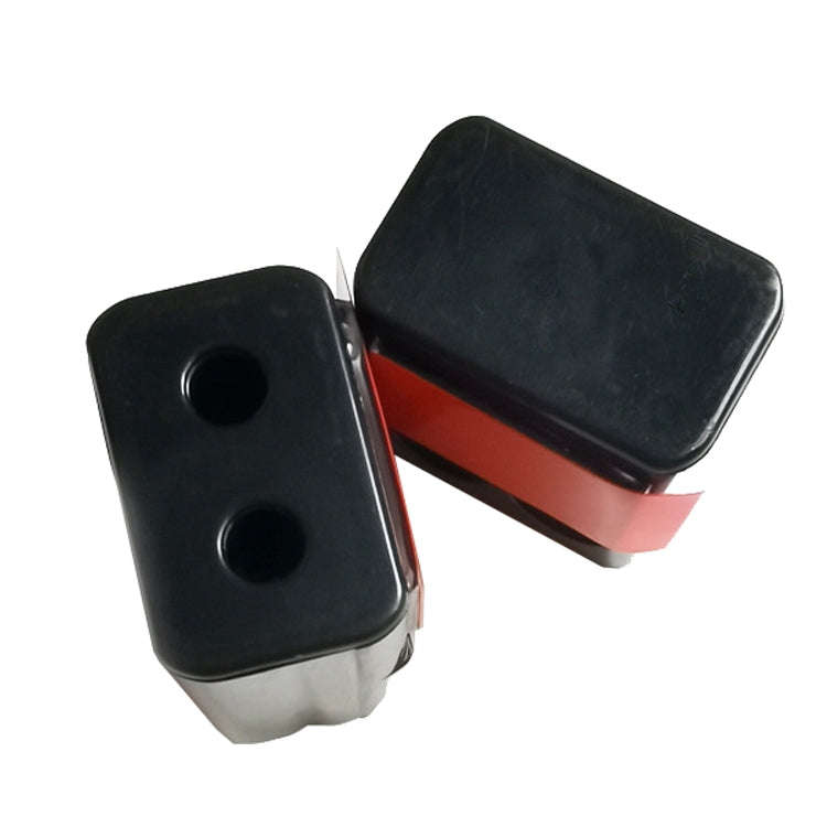 3 Pairs Ultrasonic ABS Animal Screwdriver Square Animal Alarm(Black)