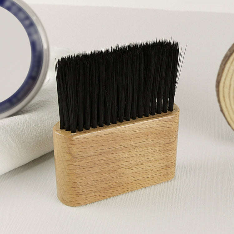 Flat Shredded Hair Brush Haircut And Neck Cleaning Brush(Wood Color)