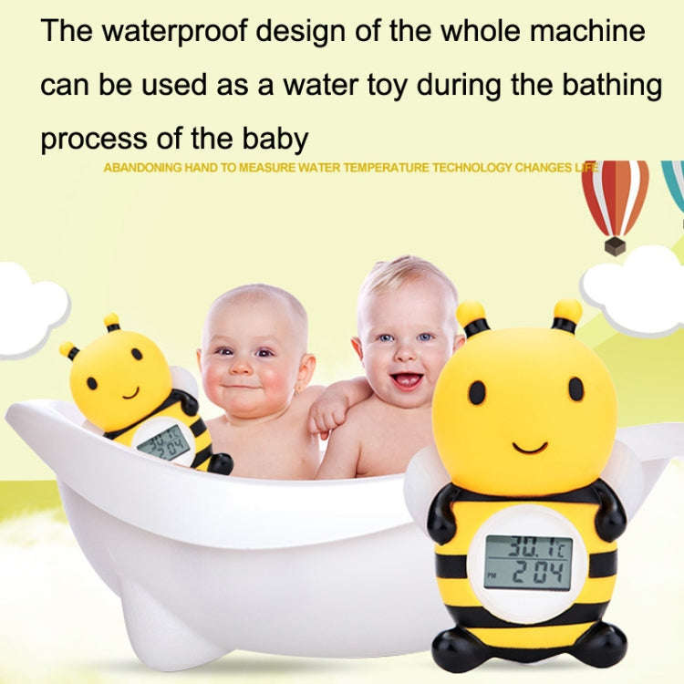 MTY-813 Cartoon Little Bee Children Electronic Water Thermometer(Yellow)