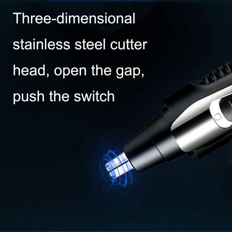BD-9400 Multifunctional Electric Nose Hair Device Set(Black)