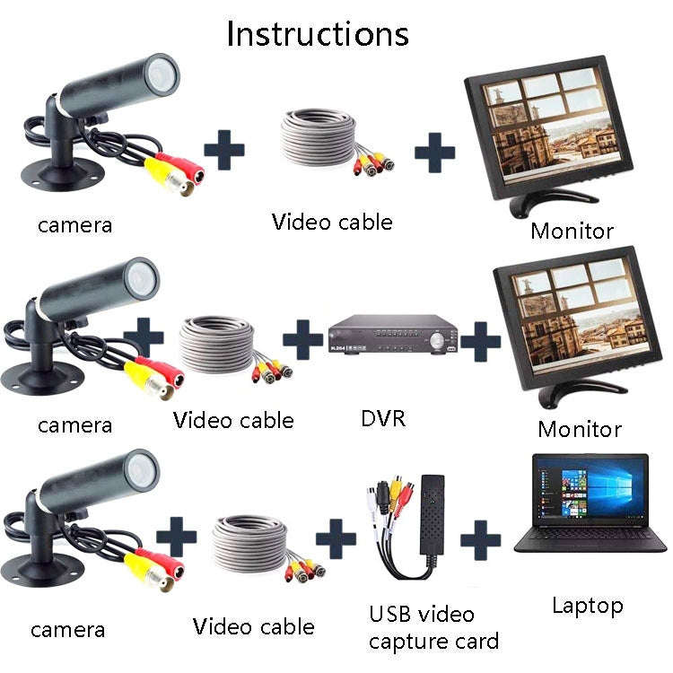 MB18 1000 Line HD Wide-Angle Surveillance Camera, Specification: PAL