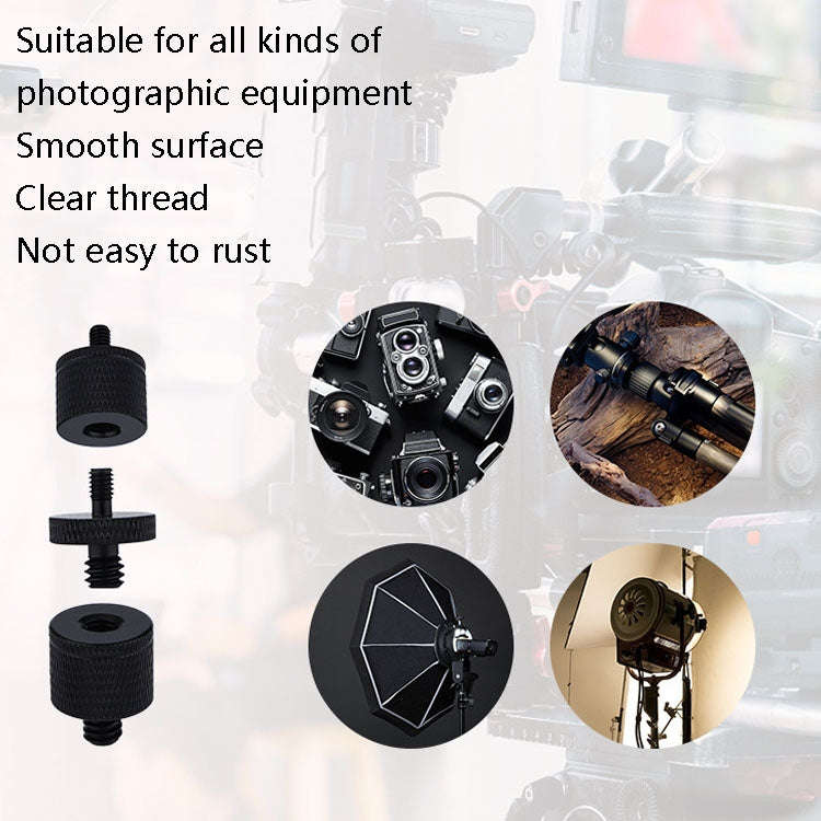 4 PCS Screw Adapter A20 1/4 Female to M6 Male  Screw