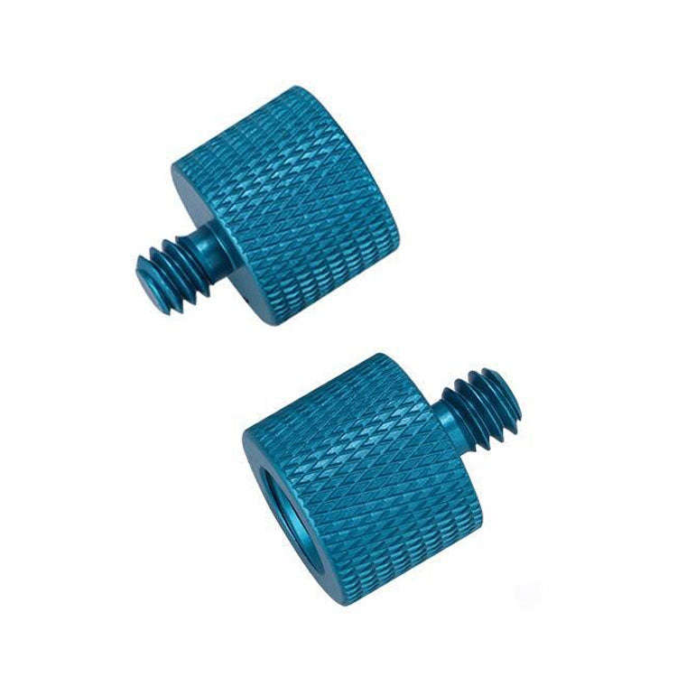 10 PCS Screw Adapter 3/8 Female to 1/4 Male  Screw(Blue)