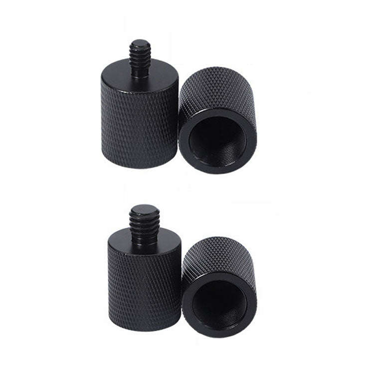 2 PCS Microphone Adapter Screw F10 5/8-27  Female to 3/8 Male Screw