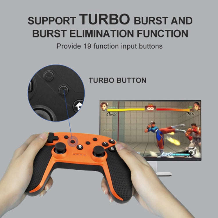 HS-SW520 3 In 1 Gamepad For Switch / PC / Android(Red)