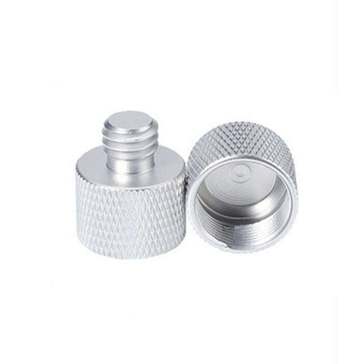 4 PCS 5/8 Female to 3/8 Male Adapter Screw(Silver)