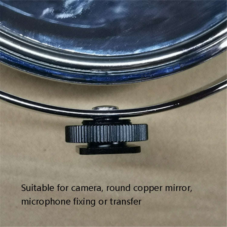 2 PCS Aluminum Hot Shoe Single Nut Screw 5/8 Male to 1/4 Female Adapter